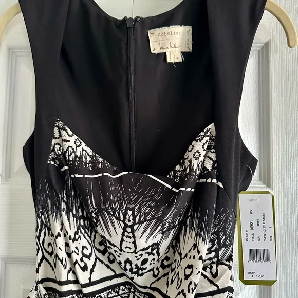 nicole miller black and white dress Nicole Miller